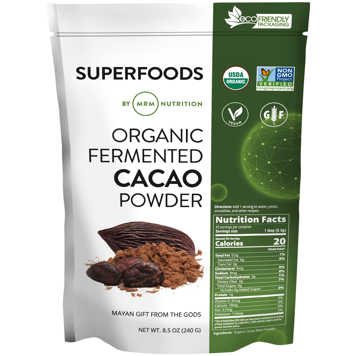 Superfoods - Organic Fermented Cacao Powder – MRM Nutrition