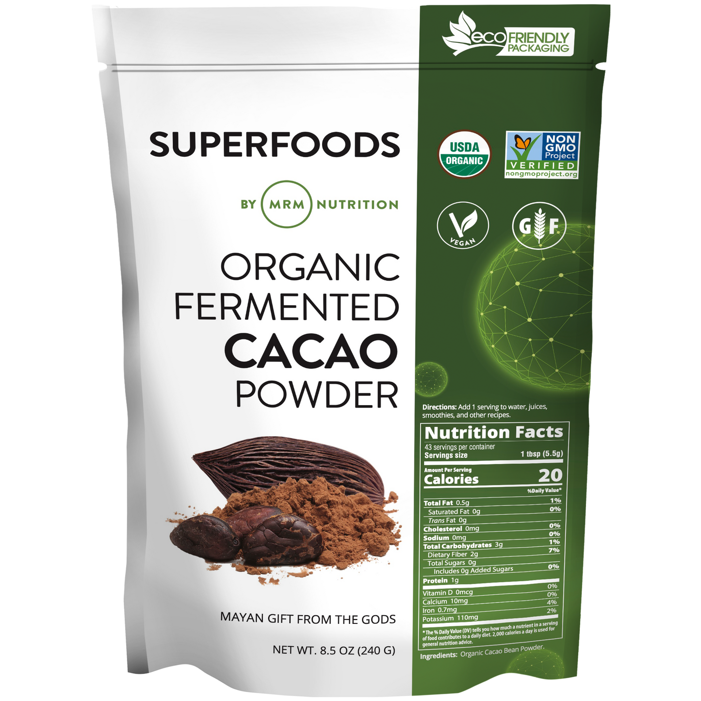 Superfoods - Organic Fermented Cacao Powder