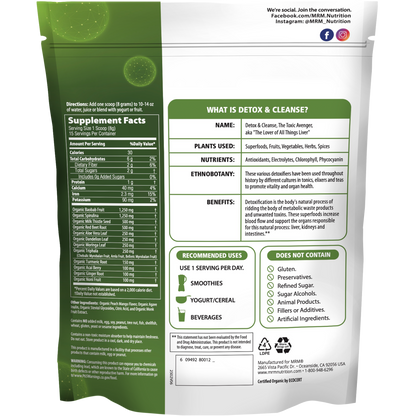 Superfoods - Organic Detox & Cleanse Powder