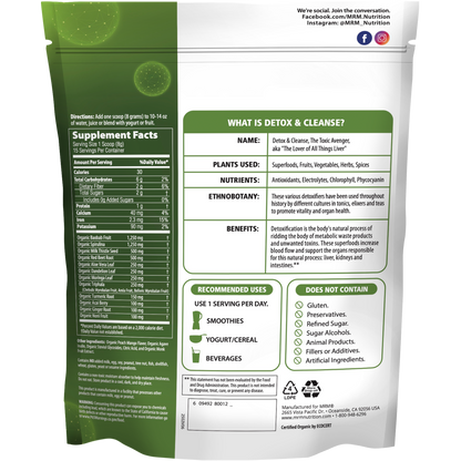 Superfoods - Organic Detox & Cleanse Powder