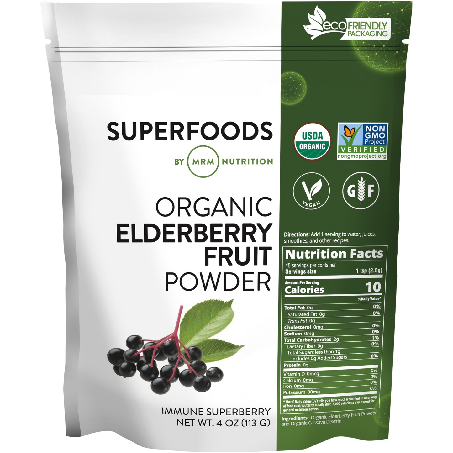 Superfoods - Organic Elderberry Fruit Powder