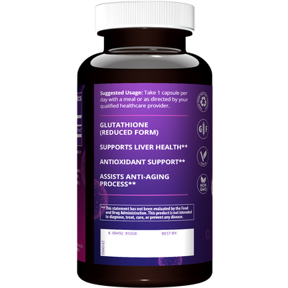 Reduced Glutathione 500mg (60 count) MRM Nutrition Reduced Glutathione 500mg (60 count) MRM Nutrition