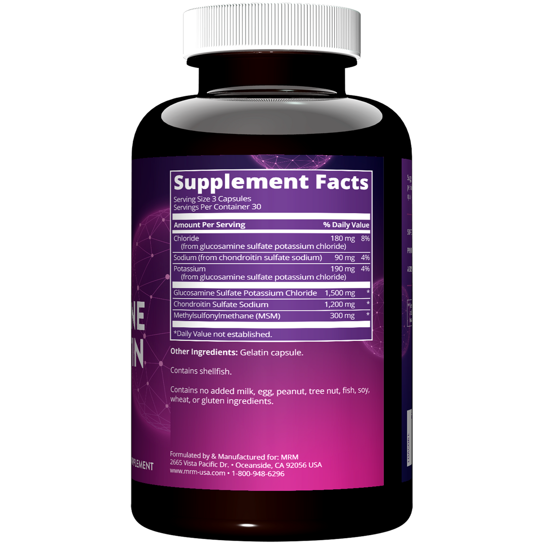 Glucosamine Chondroitin MSM MRM Nutrition