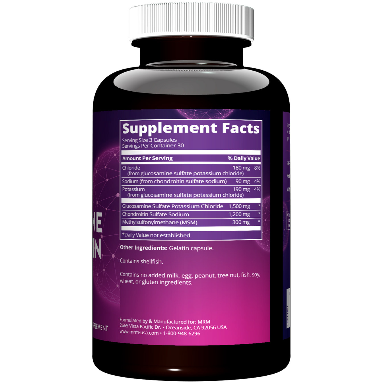 Glucosamine Chondroitin MSM MRM Nutrition