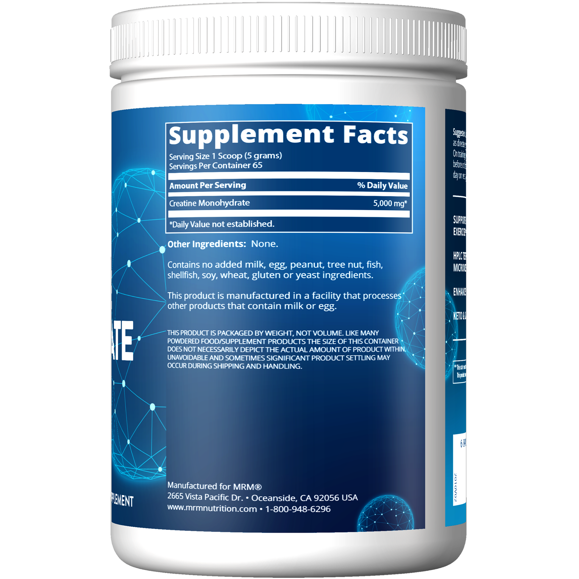 Creatine Monohydrate 325g – MRM Nutrition