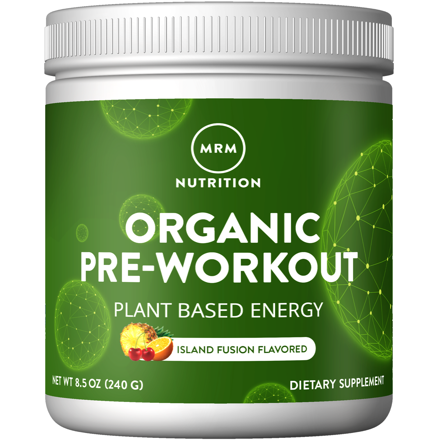 Organic Pre-Workout Black Cherry Flavored (240g)