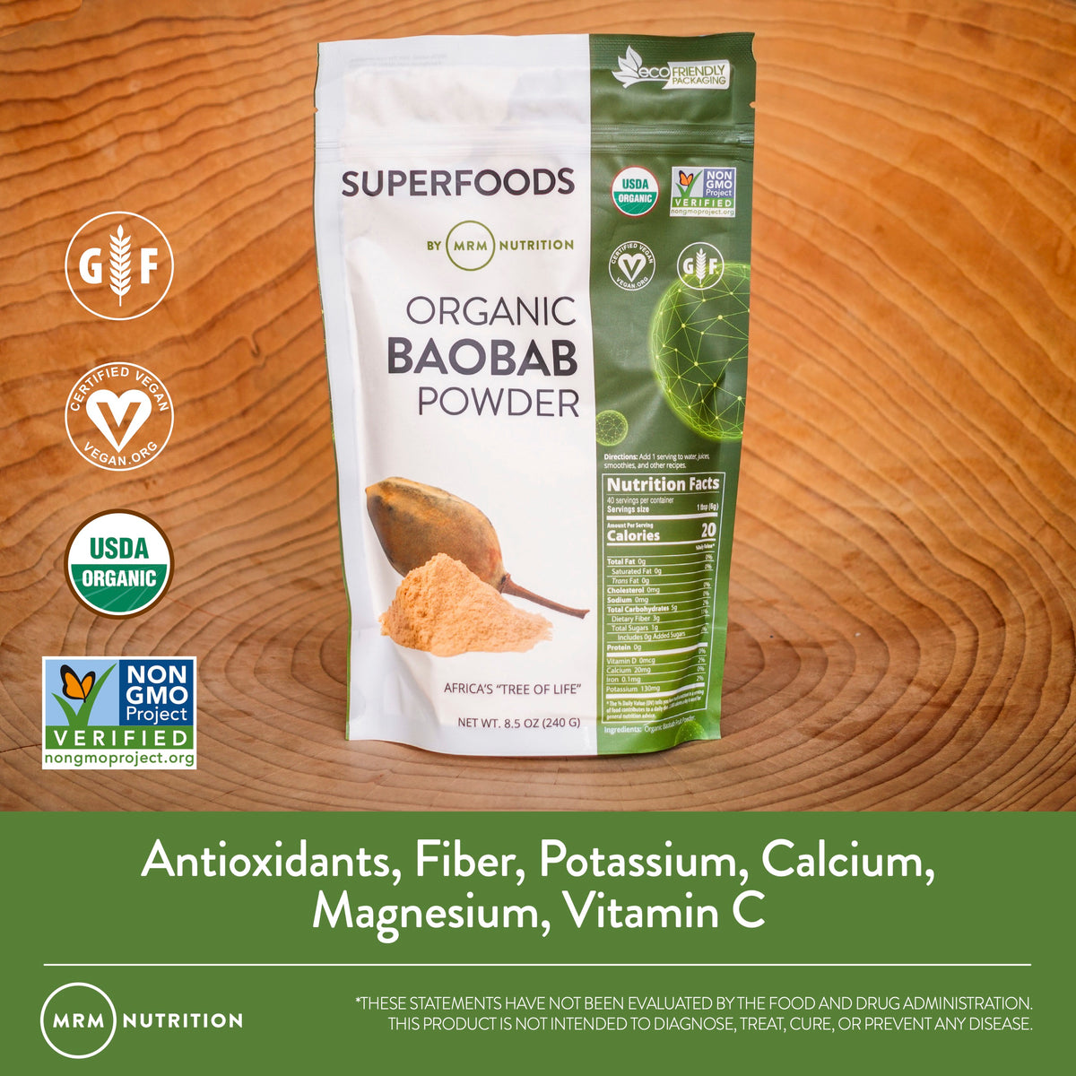 Superfoods - Organic Baobab Fruit Powder – MRM Nutrition