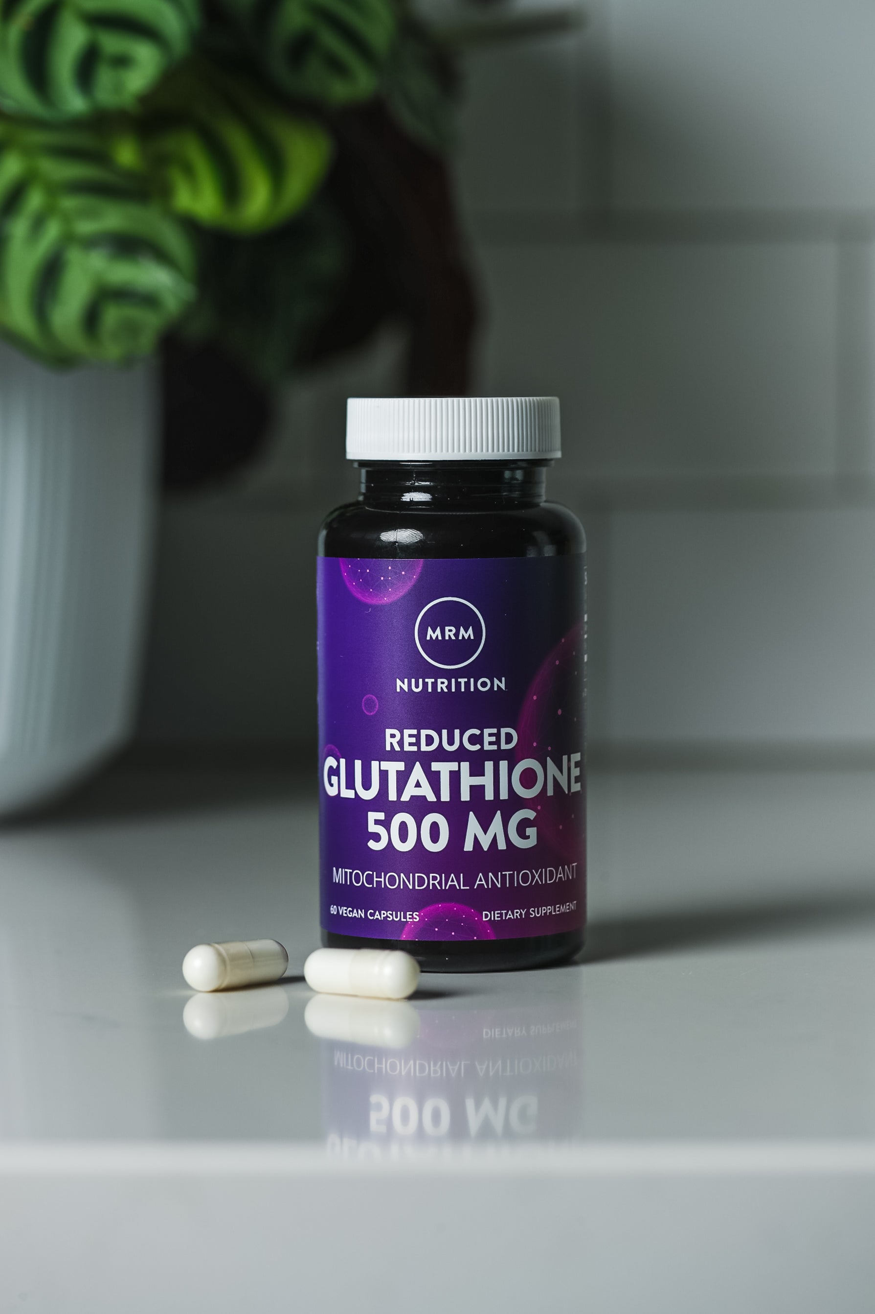 MRM Nutrition - Reduced Glutathione 500 Mg - 60 Vegan Capsules MRM Nutrition - Reduced Glutathione 500 Mg - 60 Vegan Capsules