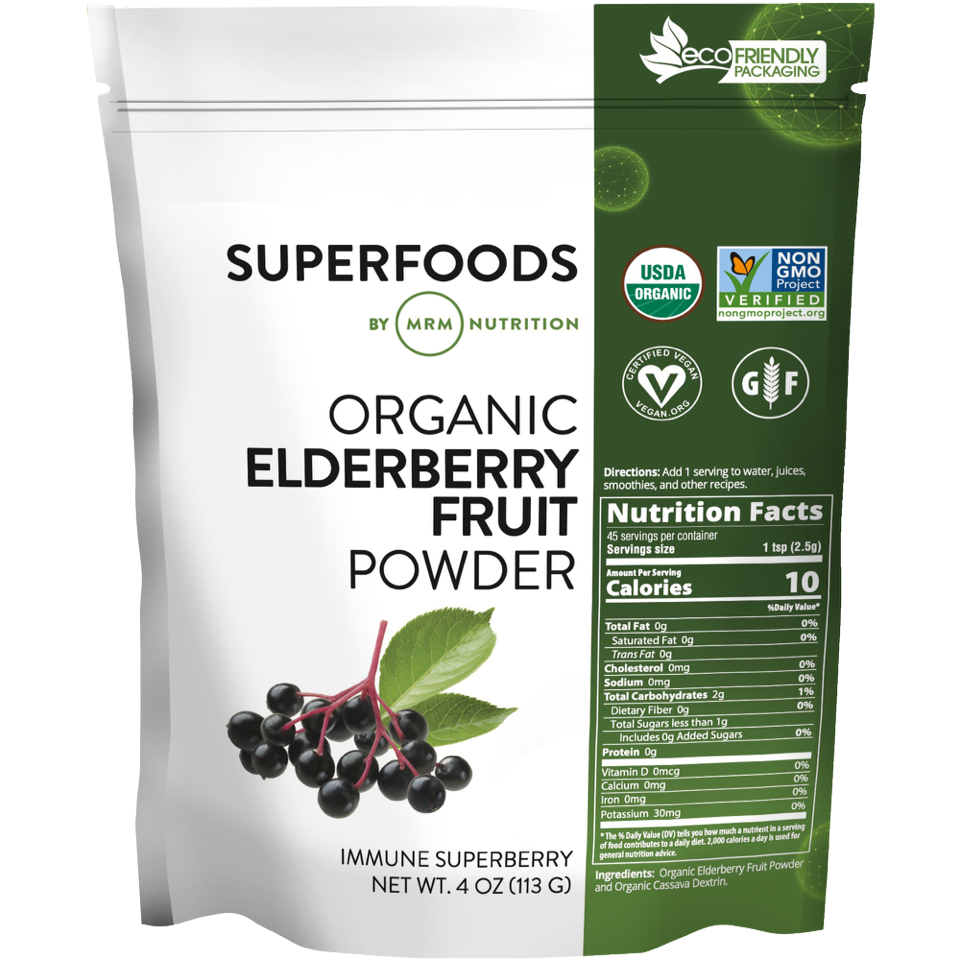 Superfoods - Organic Elderberry Fruit Powder